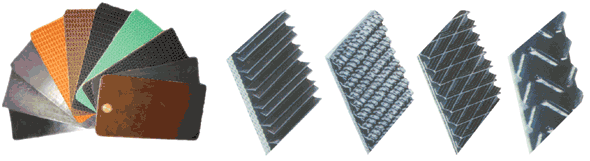 Patterned conveyor belt